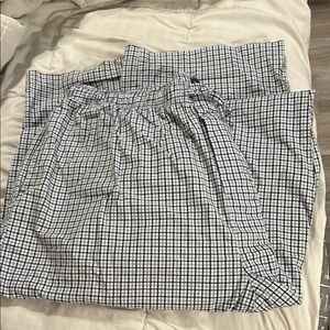 Men’s Black and White Checkered Lounge Pants—Men’s Pajama Pants